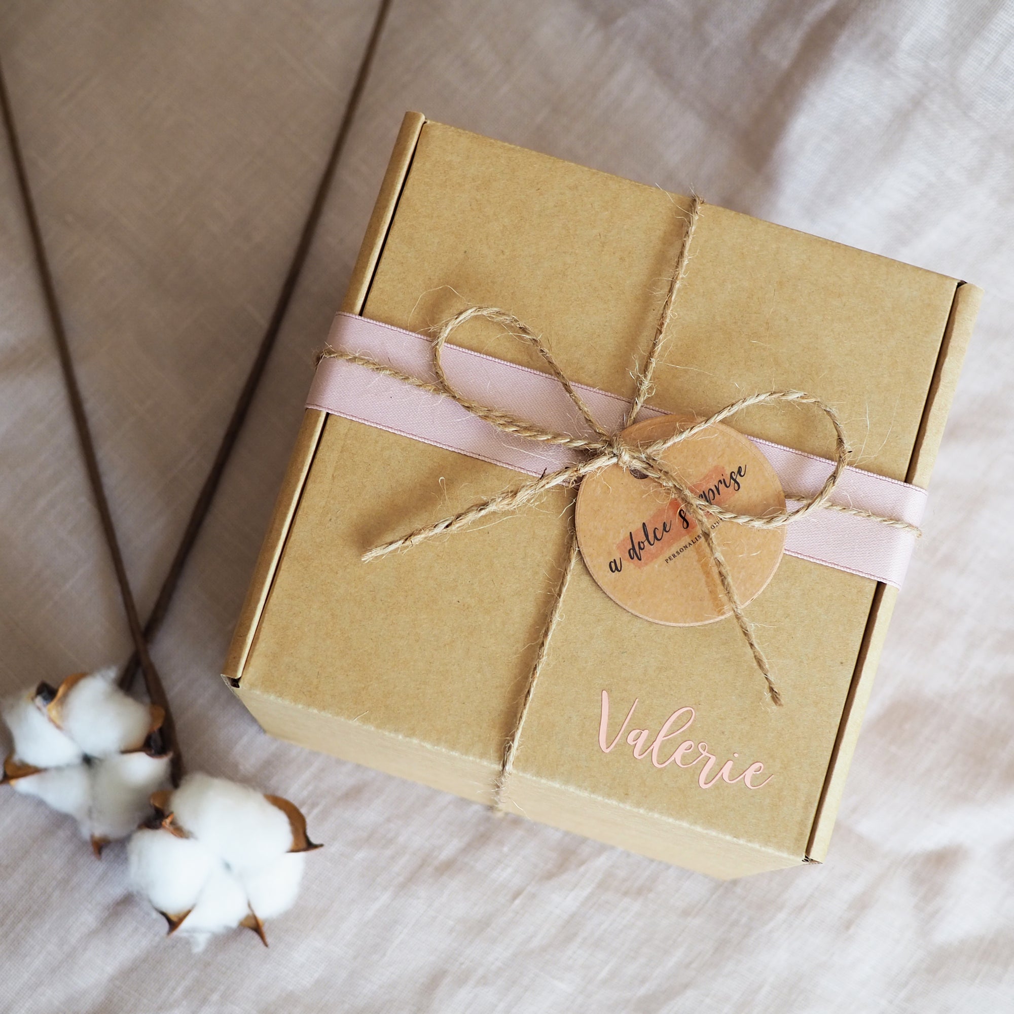 Personalization on Gift Boxes 