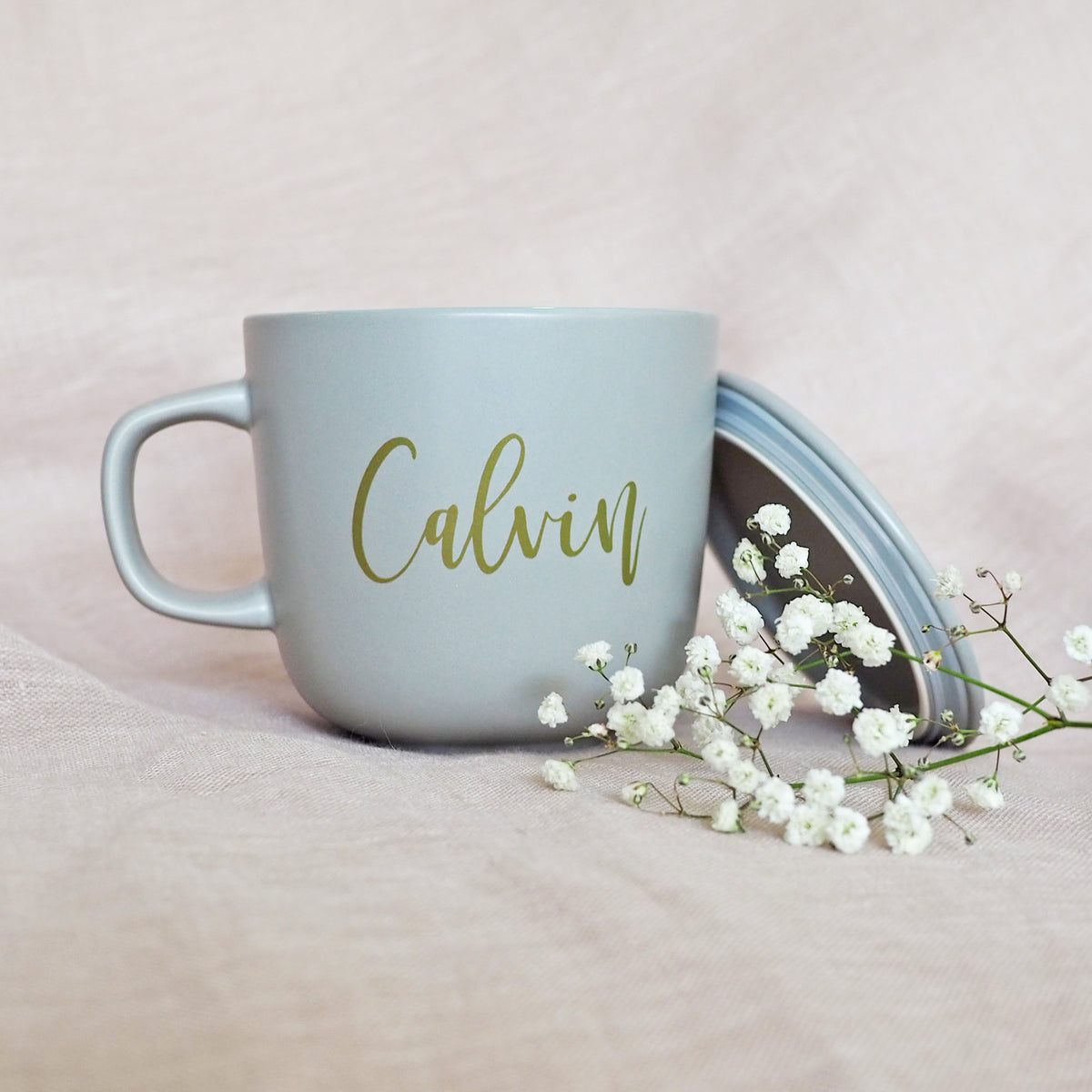 Ceramic Mug With Lid | Personalized Ceramic Mug | A Dolce Surprise