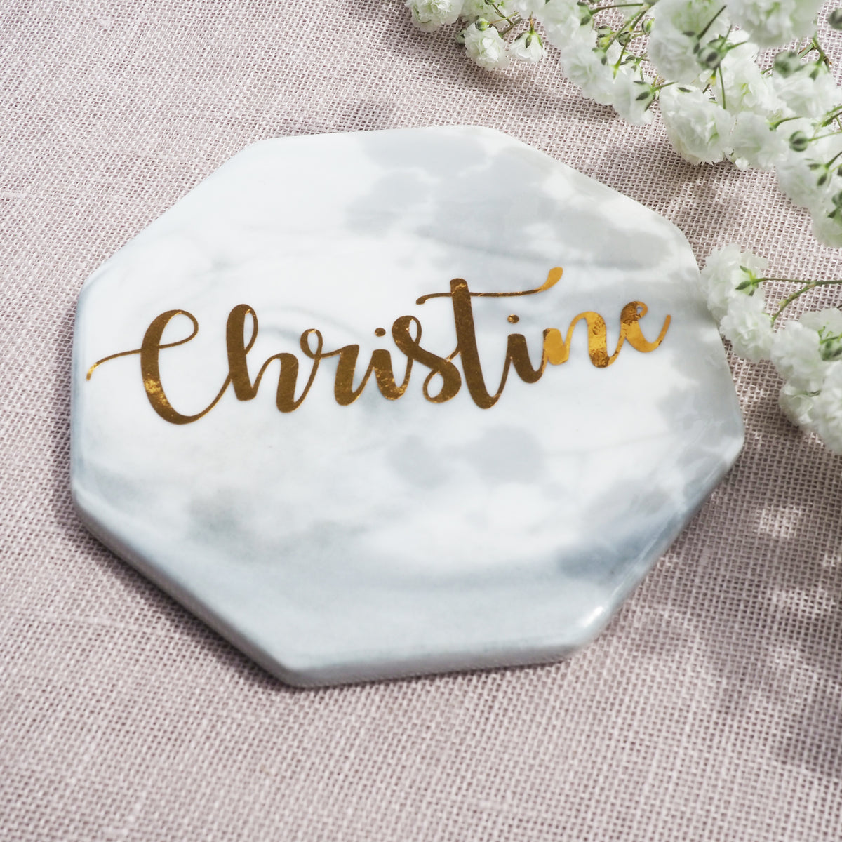 Ceramic Marble Coaster | Ceramic Coaster | A Dolce Surprise