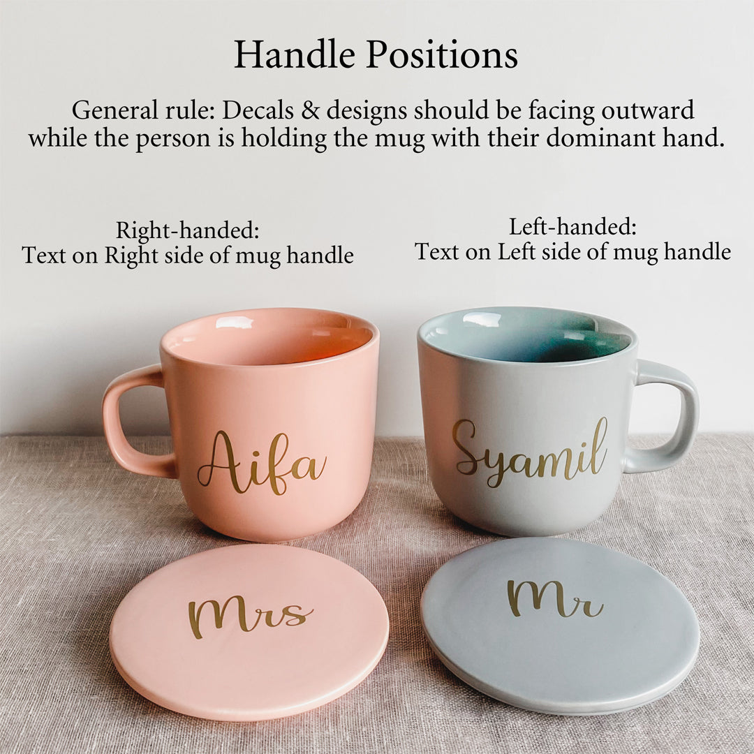 White Ceramic Couples Printed Coffee Mug Set, Packaging Type: Box