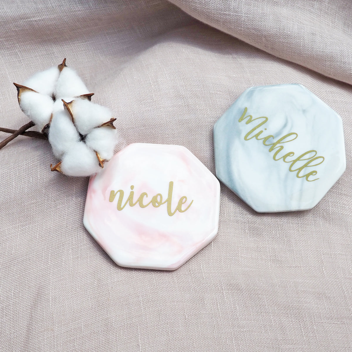 Whiskey Glass &amp; Marble Coaster Gift Set | A Dolce Surprise