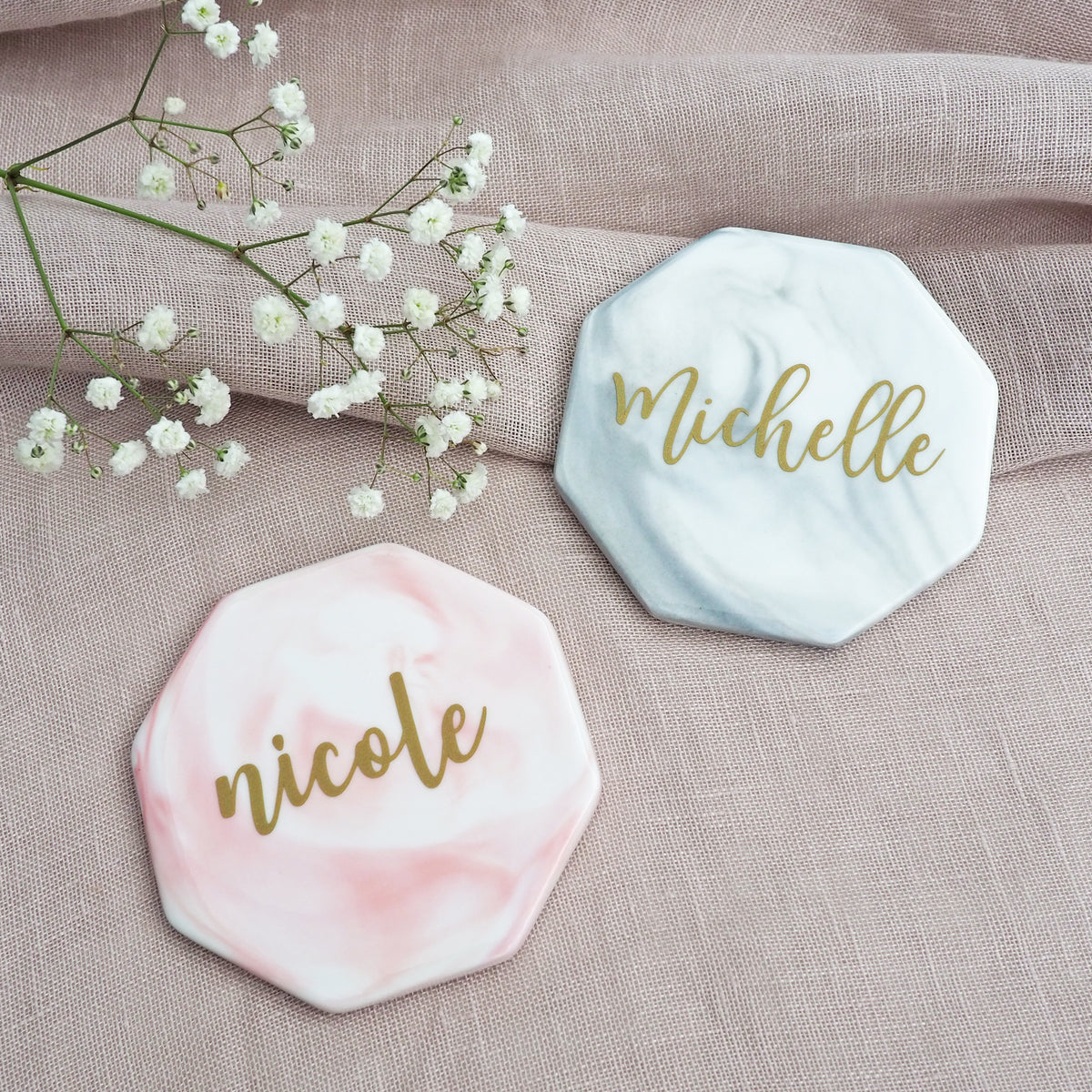 Pink Marble Coaster | Best Marble Coaster | A Dolce Surprise