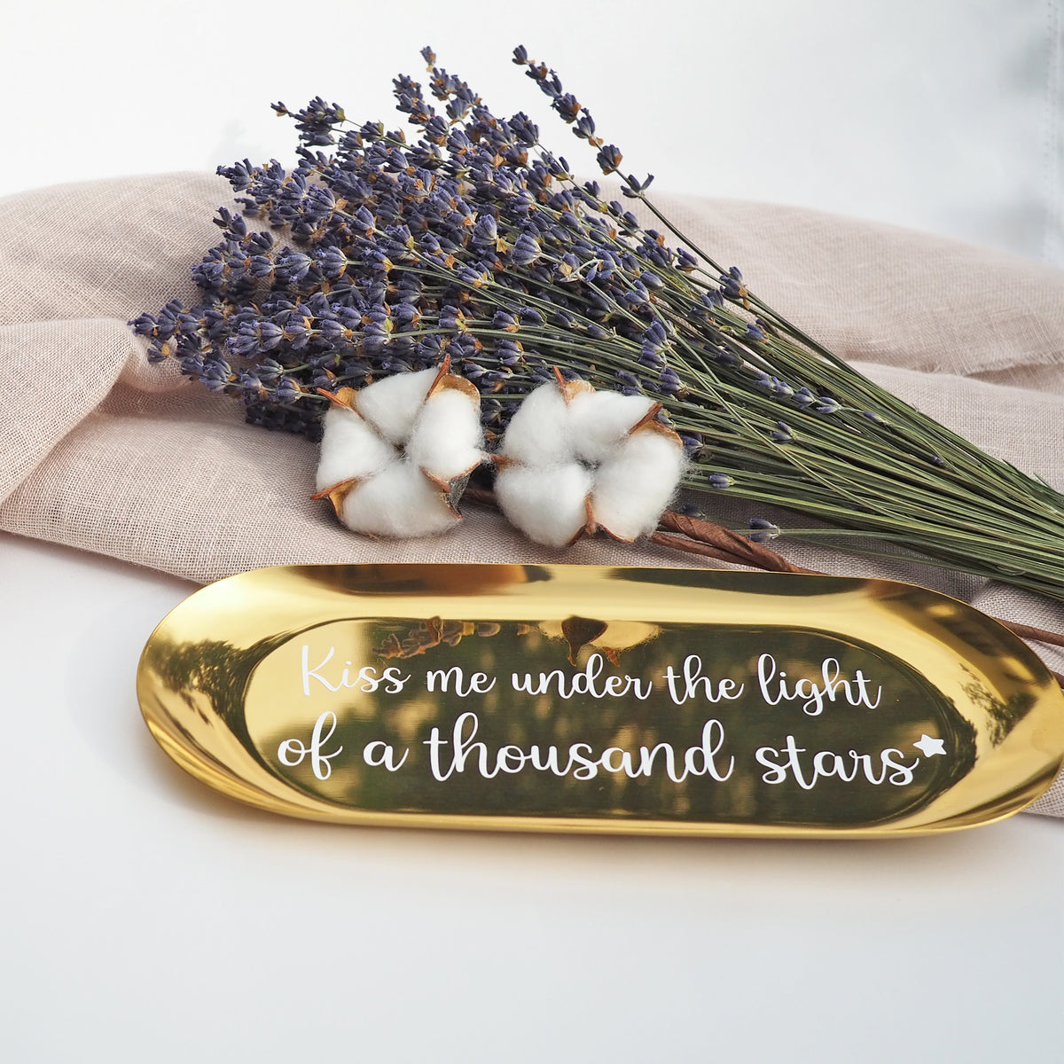 Gold Color Oblong Tray | Large Oblong Tray | A Dolce Surprise