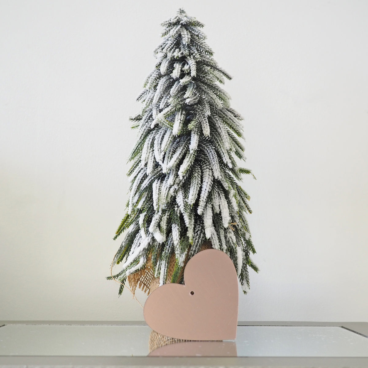 Christmas Heart Shape Mirror Ornament | A Dolce Surprise