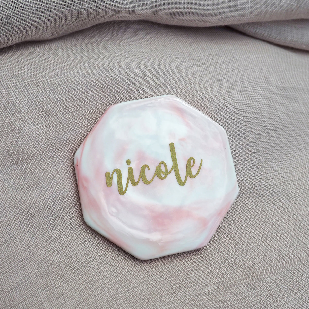 Pink Marble Coaster | Best Marble Coaster | A Dolce Surprise