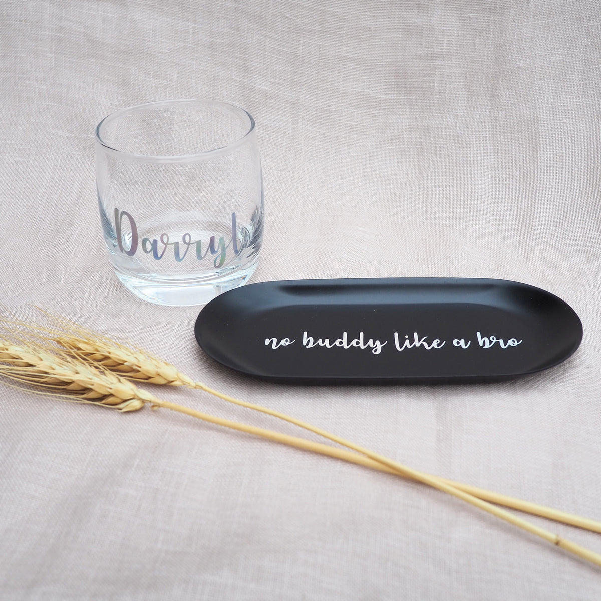 Personalized Oblong Tray | Oblong Tray Gift Set | A Dolce Surprise
