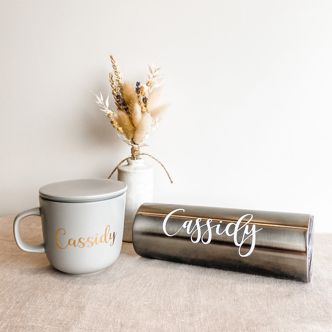 Skinny Tumbler & Ceramic Mug Gift Set