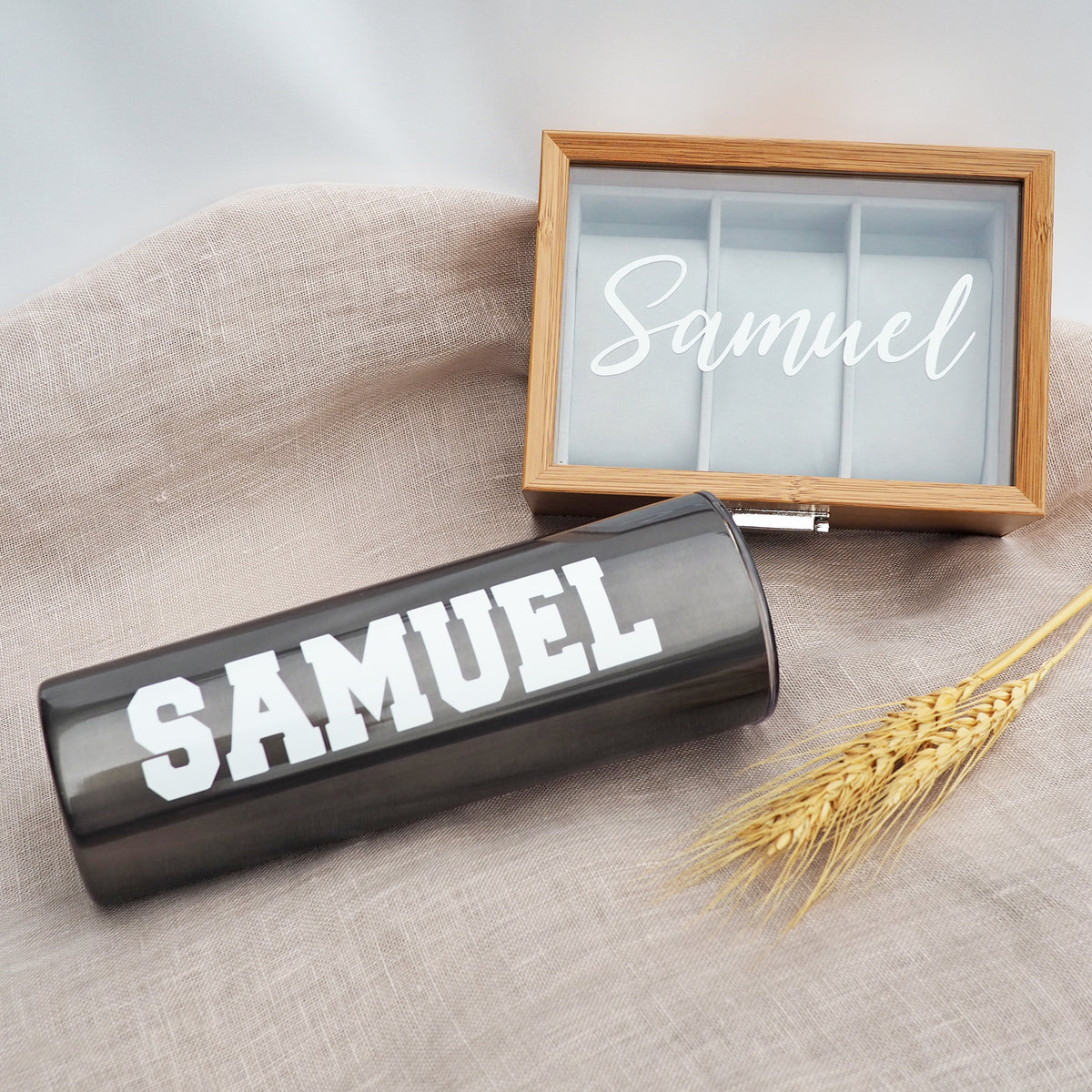 Skinny Tumbler &amp; Watch Box Gift | Best Gift Set | A Dolce Surprise