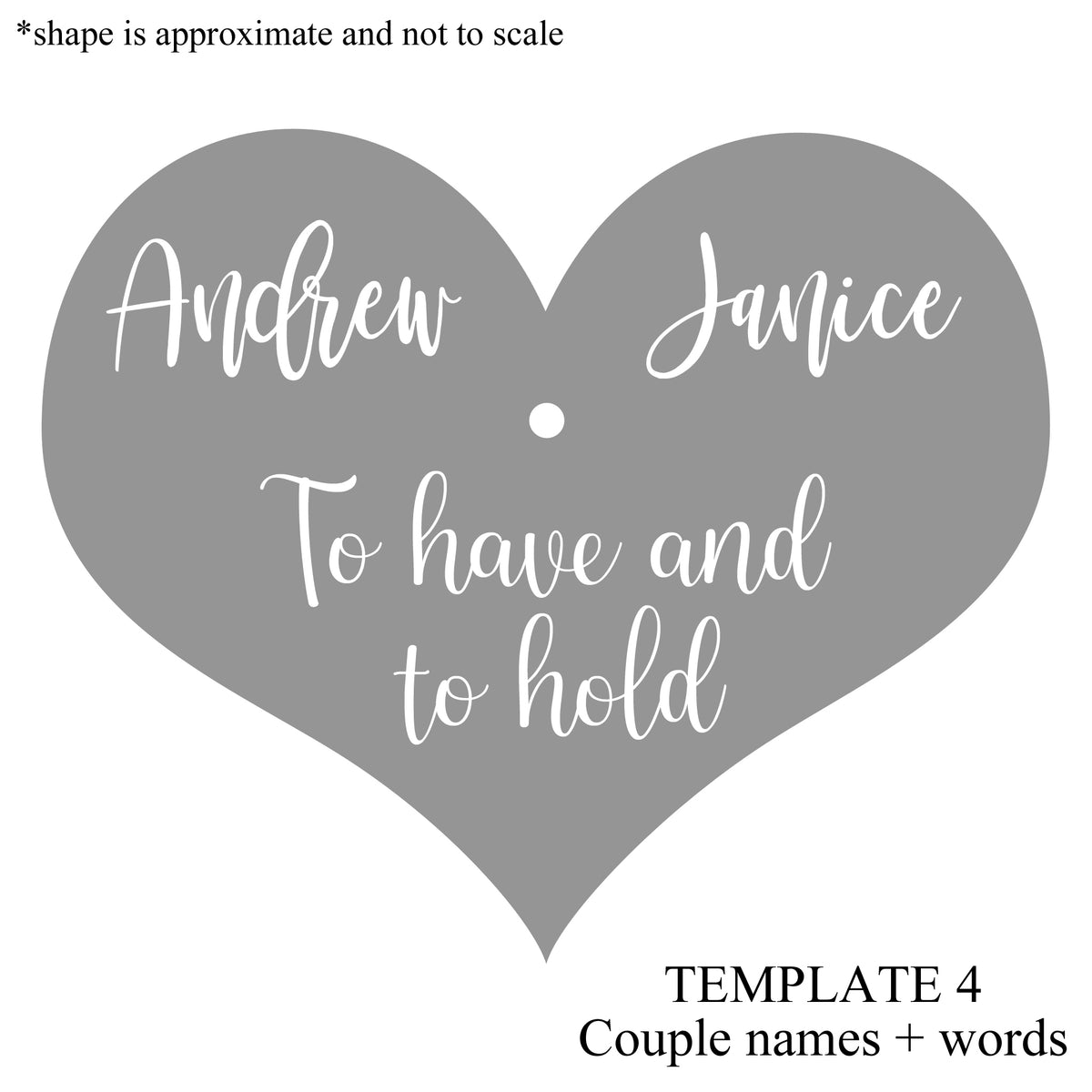 Christmas Heart Shape Mirror Ornament | A Dolce Surprisea