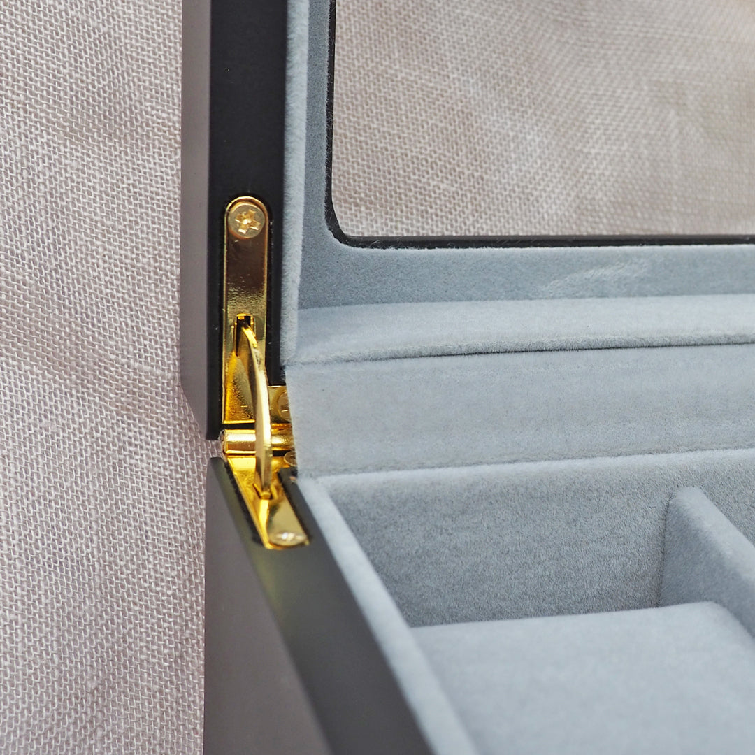 Solid Wood Watch Box Black | Solid Wood Watch Box | A Dolce Surprise