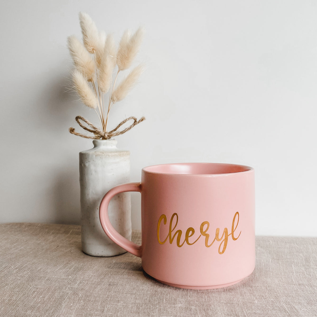 [DISCONTINUED] XL Chunky Ceramic Mug in Rose Quartz Pink